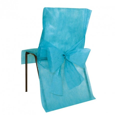 10 Housses de chaise avec noeud
