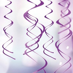 Serpentin violet à suspendre X 5