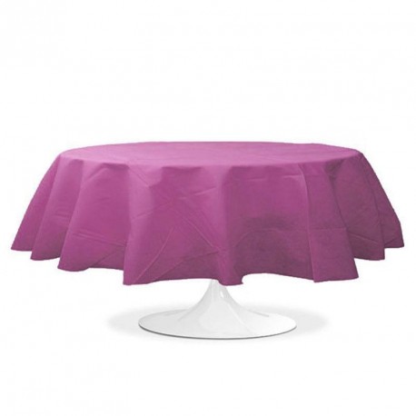 nappe ronde mariage prune