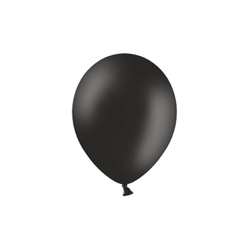 Petits ballons de baudruche noir 12 cm - Dragées Anahita