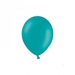 100 petits ballons turquoise 12 cm
