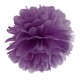 Pompon bleu violet 35 cm