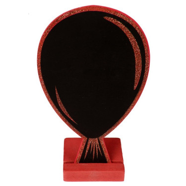 Marque table ardoise ballon pailleté 