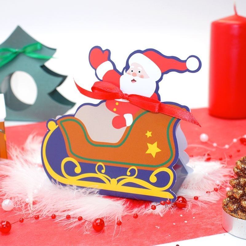 Ballotin père Noël pour chocolat - Dragées Anahita