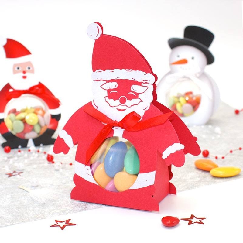 Ballotin à chocolat père Noël - Dragées Anahita