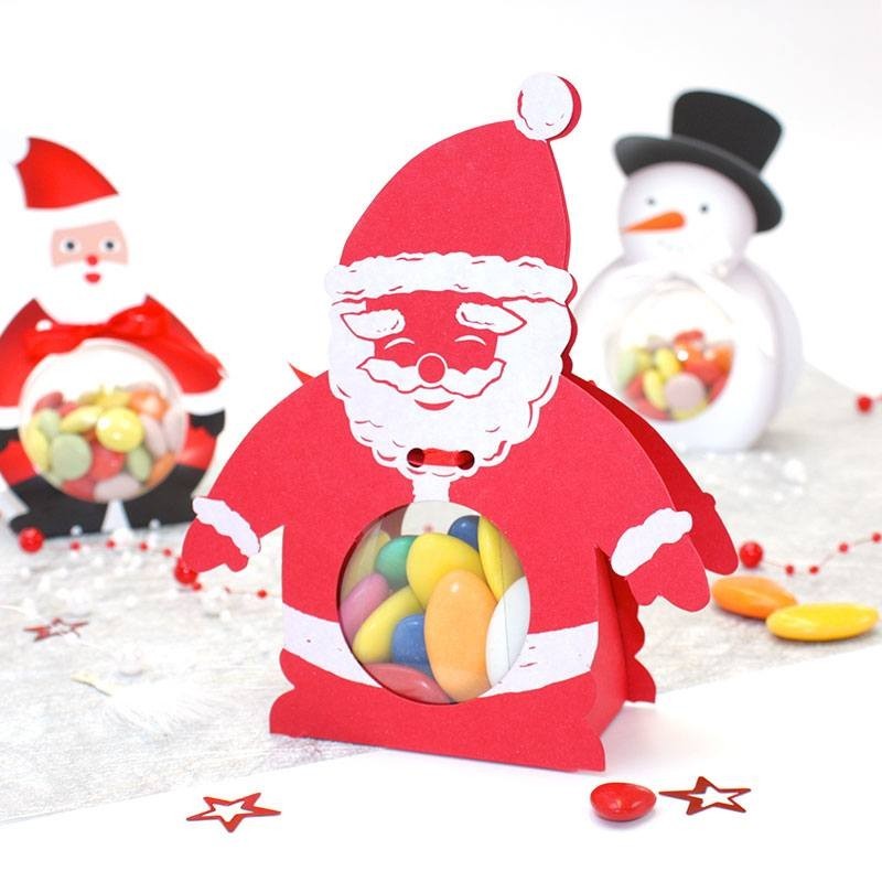 chocolat esprit de Noël, chocolat fin d'année, hiver, père Noël, bonhomme  de neige, renne, lutin