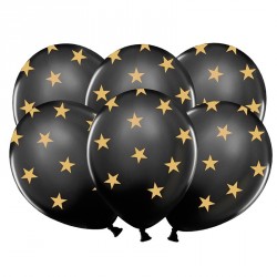 6 Ballons gonflables étoiles fête de fin d'années