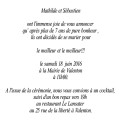 10 Faire part thème papillon gris avec enveloppe