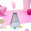 Contenant Baby Shower Bienvenue rose