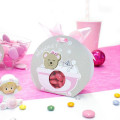 Contenant Baby Shower Bienvenue rose