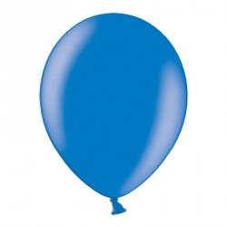 10 ballons métalisés bleu marine