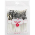 20 fouchettes réalistes blanches