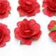 12 Roses autocollantes rouge