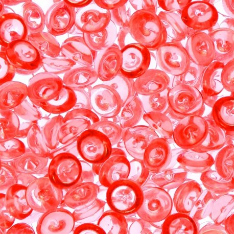 800 Perles de pluie rouge