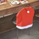 Housse de chaise de Noël en forme de bonnet du pere Noël