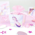 10 Boites à dragées Licorne Rose