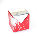 10 Cubes à dragées Argenté miroir