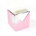10 Cubes à dragées Argenté miroir