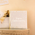 Livre d'Or Joyeux Anniversaire blanc et or pour recueillir les meilleurs souhaits de vos invités Livre d'Or Joyeux Anniversaire blanc et or pour recueillir les meilleurs souhaits de vos invités