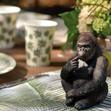 Maman Gorille en céramique très sympathique