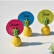 Marque place Ananas peut recevoir différentes formes d'étiquette