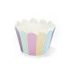 6 Cupcakes assortis thème Licorne, multicolores et pratiques