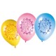 8 Ballons Princesses Disney très colorés pour une fête d'anniversaire réussie.