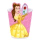 8 déco gobelets Princesses Disney - Avec la silhouette de Belle