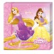 20 serviettes Princesses Disney 33x33cm 2 plis. Utiles et décoratives.