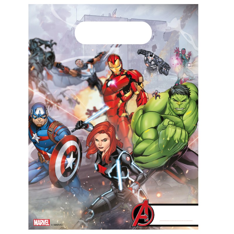 Assiettes d'anniversaire Avengers
