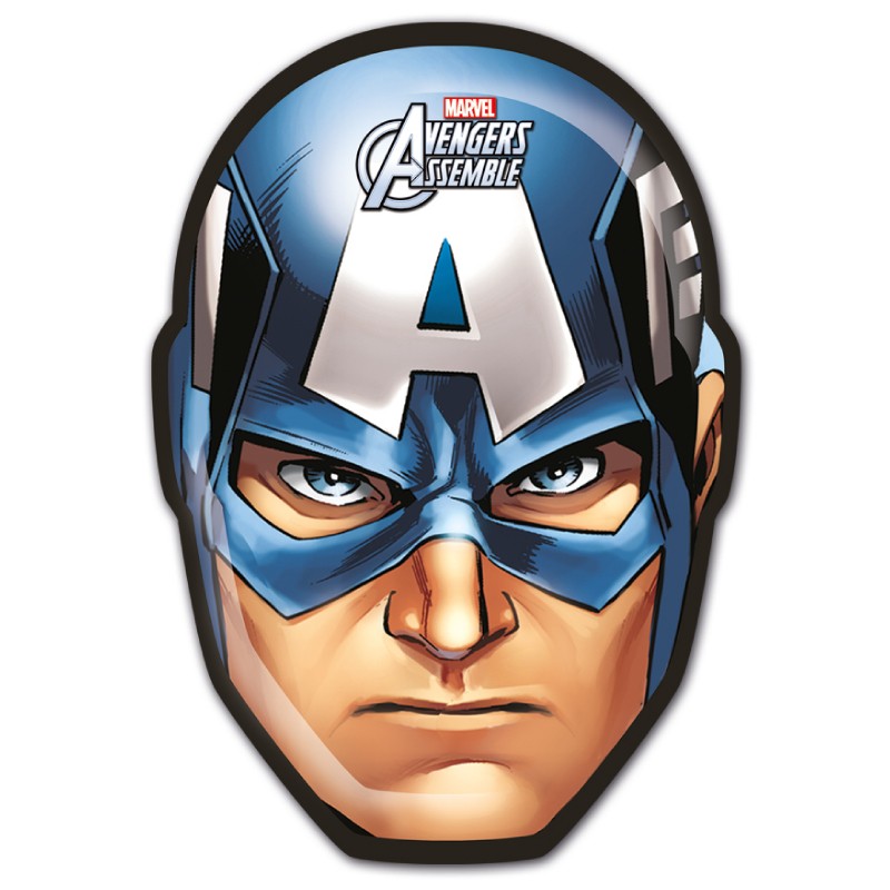 Pack de 6 Enfants Marvel Avengers Assemble Carton Super Héros Fête Masque 