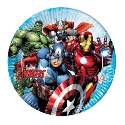8 Assiettes Avengers 23 cm