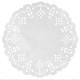 10 napperons dentelle blancs pour décoration de table de mariage