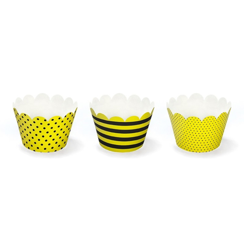 6 Cupcakes Abeille pour présenter, avec style et gaieté, les pâtisseries lors de l’anniversaire de votre enfant. 6 Cupcakes Abeille pour présenter, avec style et gaieté, les pâtisseries lors de l’anniversaire de votre enfant.