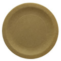 10 Assiettes en Carton Kraft 23cm