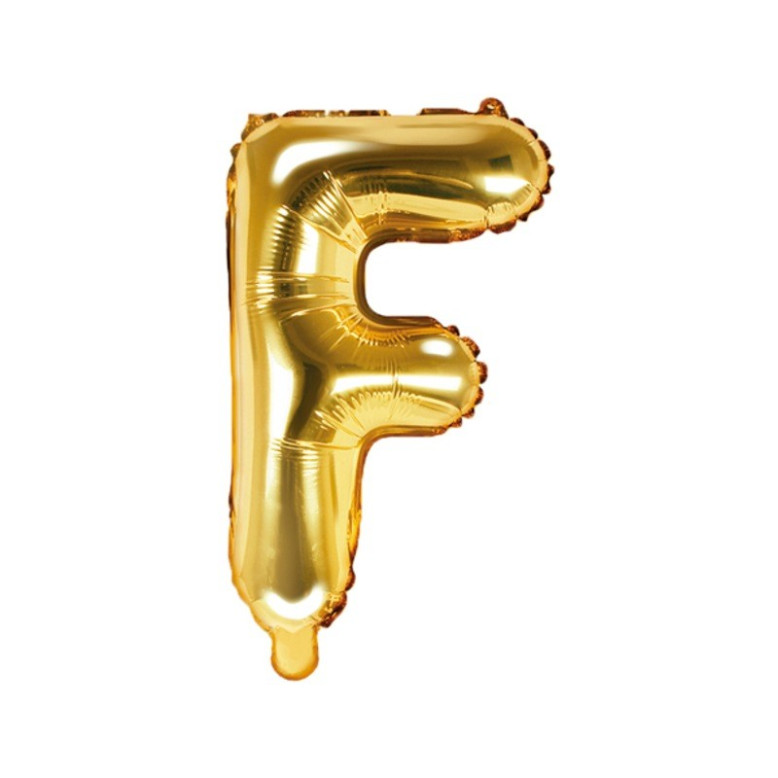 Ballon Lettre F Or 35cm Ballon Lettre F Or 35cm