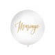 Ballon Géant 1m "Mariage" pour habiller avec élégance et romantisme votre salle de réception.