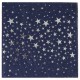 Serviette étoile métallisée Bleu Marine et Or projette l’image d’esthétique dans chaque détail.