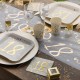 10 Gobelets Anniversaire 18 ans blanc et or pour créer une table d’anniversaire originale.