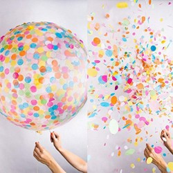 Ballon géant à confettis 1 mètre