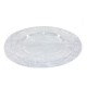 6 petites assiettes transparentes rigides réutilisables 19cm