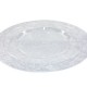 6 grandes assiettes transparentes rigides réutilisables 19cm