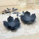 3 fleurs décoratives marine pour Mariage chic dentelle rustique