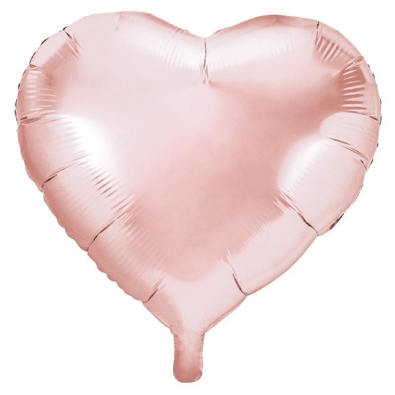 Ballon Coeur Rose Gold Aluminium - Dragées Anahita