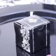 Cubes à dragées Arabesque Noirs et Blancs pour un mariqge thème baroque chic