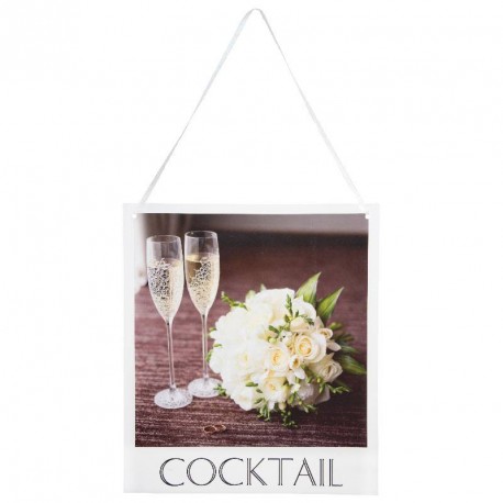 Pancarte Cocktail pour mariage Romantique