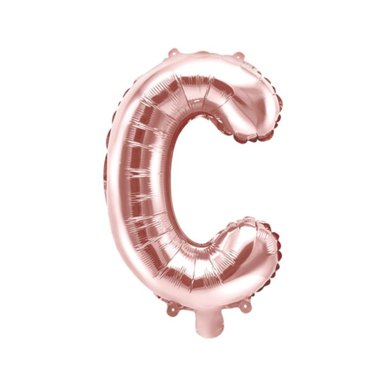 Ballon Lettre C Rose Gold 35cm Ballon Lettre C Rose Gold 35cm