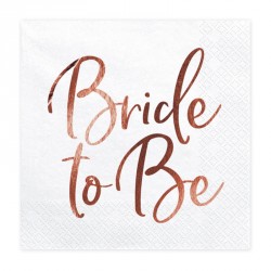 20 Serviettes Bride To Be
