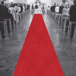 Grand tapis de mariage pour salle ou église 15 mètres