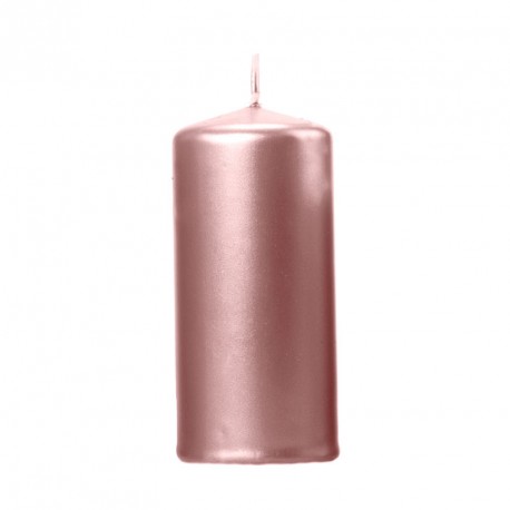 Bougie Rose Gold cylindrique 12cm
